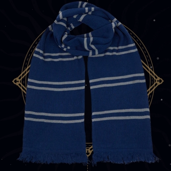 Universal Studios The Wizarding World Of Harry Potter Ravenclaw Striped Scarf NW - Picture 7 of 8